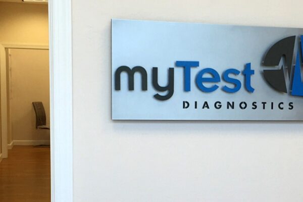 MyTestDiagonstics custommedical office sign
