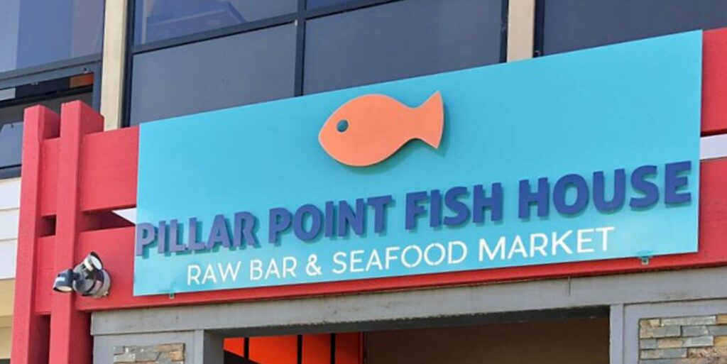 Pillar Point Fish House custom restaurant sign