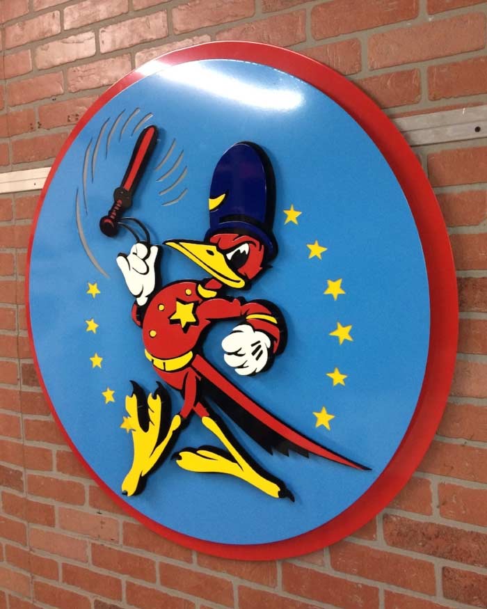 custom sign for Angry Peckers of Luke Air Force Base