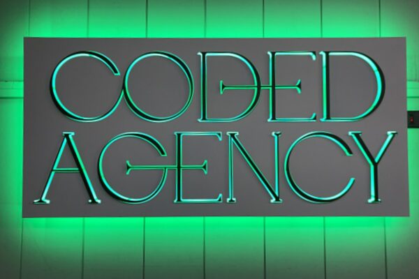 Coded Agency multi layer interior lit black