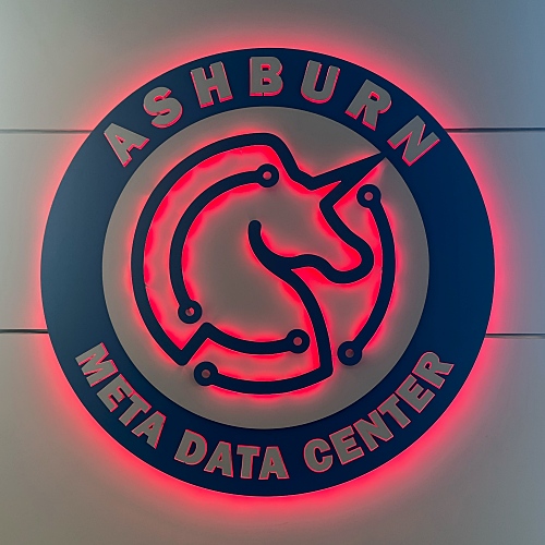 Meta Ashburn custom 3D sign