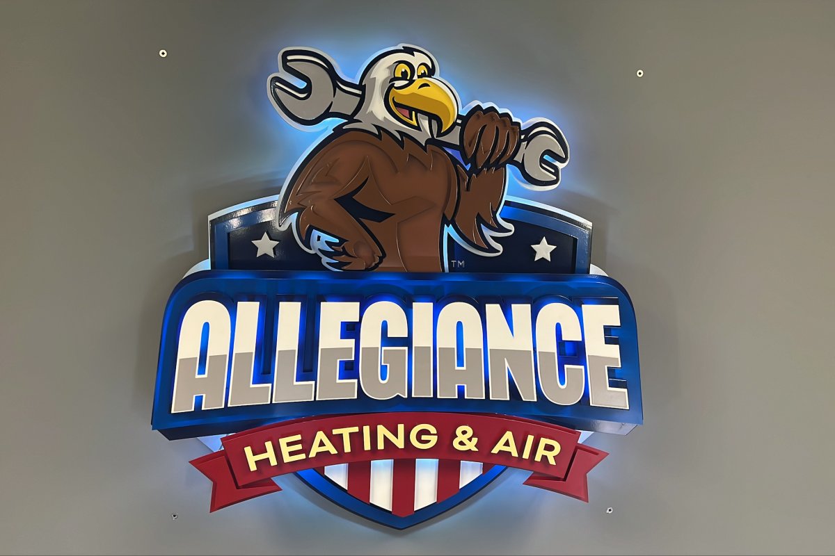 Allegiance custom 3d sign