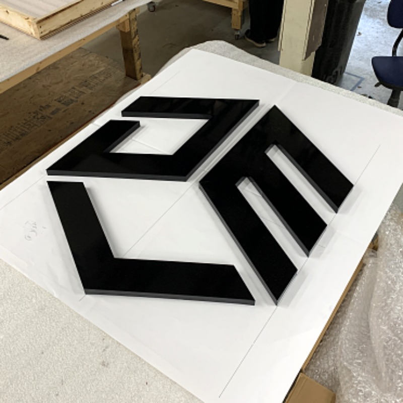 dev group single layer custom sign delivered