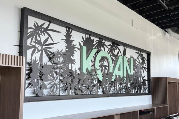 KOAN 3D sign cannabis dispensary