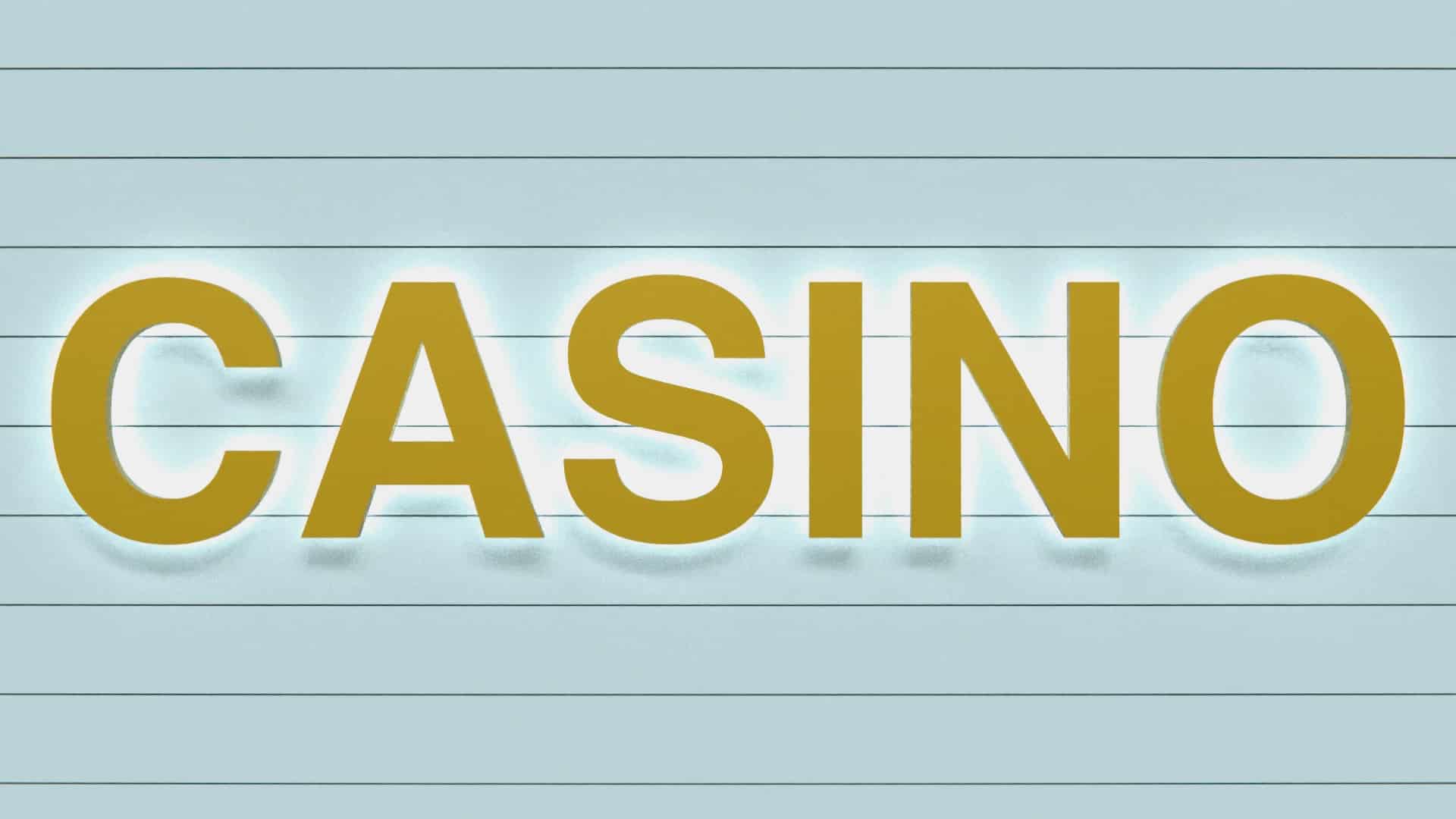Casino Letter SIgn